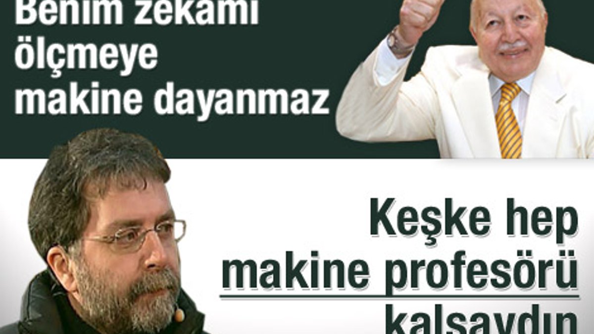 Ahmet Hakan'dan Erbakan'a zeka cevabı