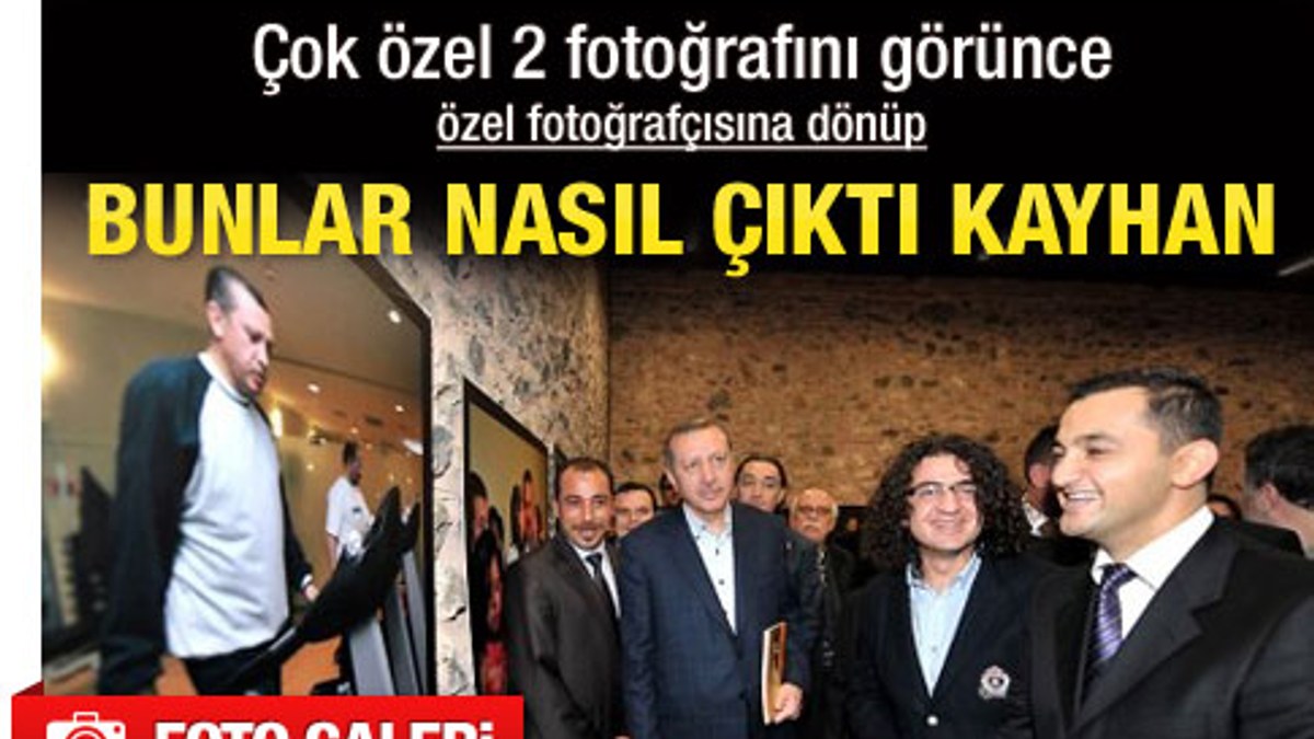 Başbakan Erdoğan'ı şaşırtan fotoğraflar