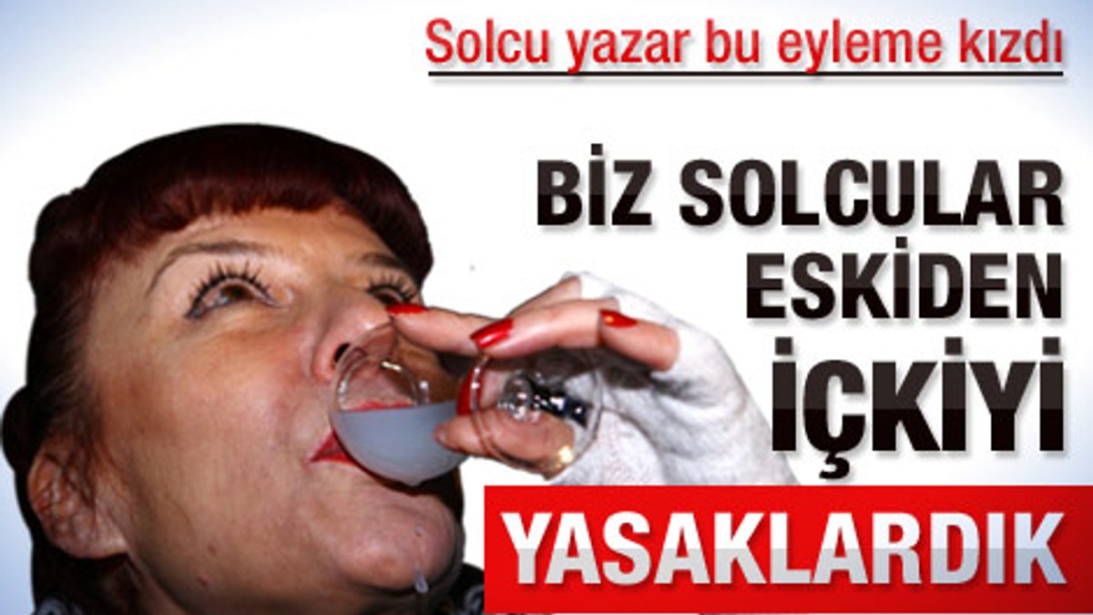 Sırrı Süreyya Önder'in içki eylemine yorumu