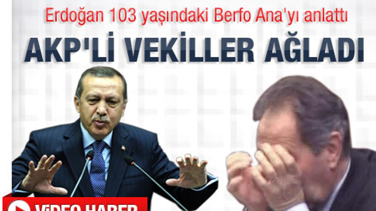 Erdoğan konuştu vekiller ağladı