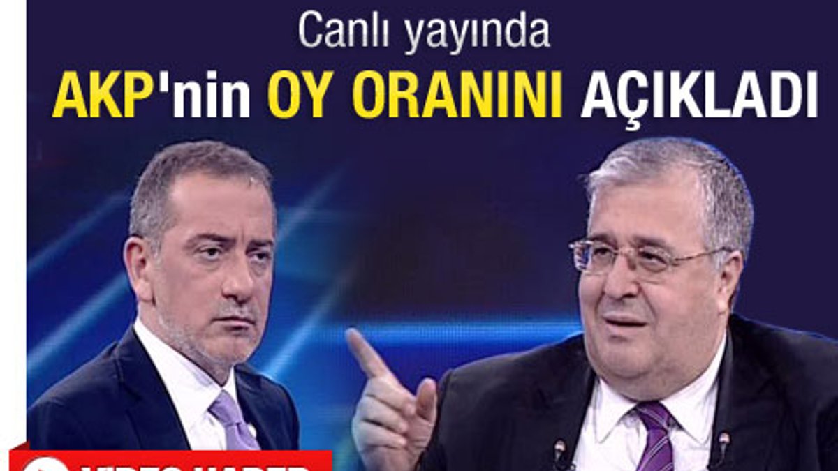 Masum Türker AKP'nin oy oranını açıkladı - izle