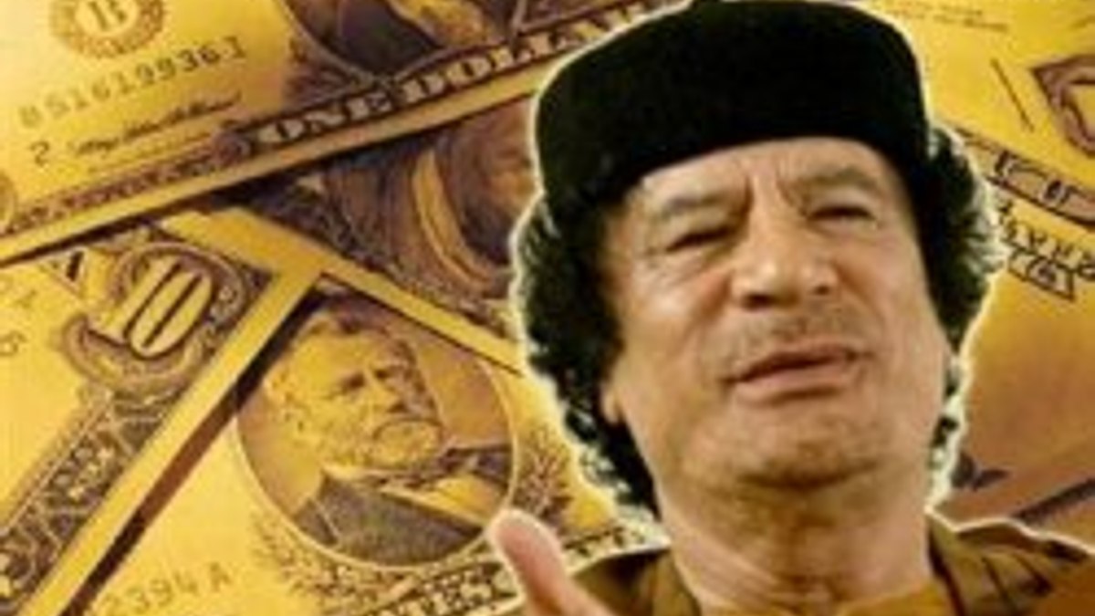 Kaddafi ve ailesinin hesapları donduruldu