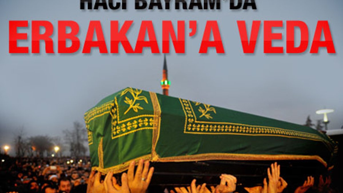 Erbakan'a Ankara'da cenaze töreni