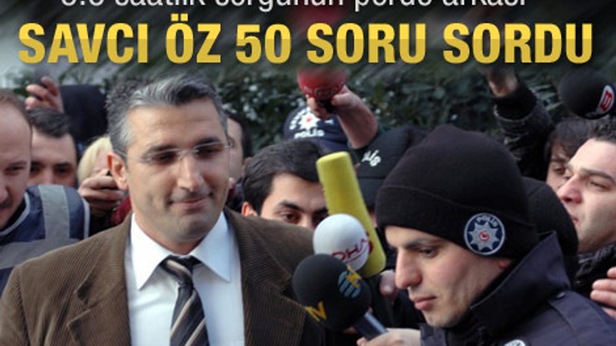 Savcı Öz'den Nedim Şener'e 50 soru