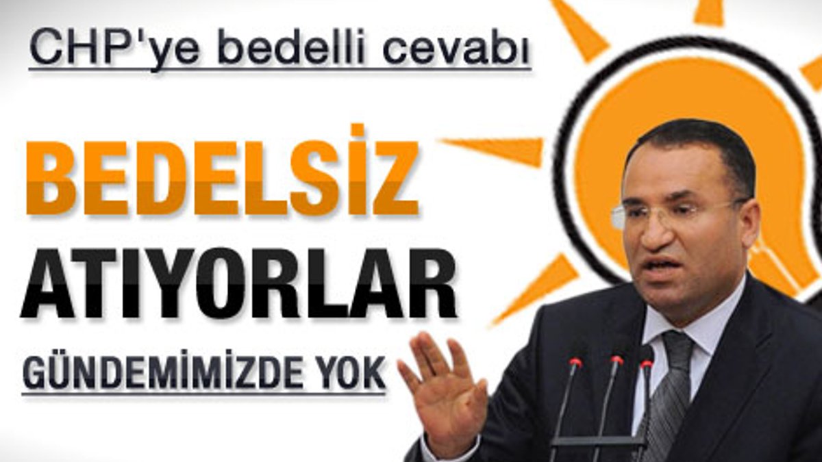 CHP'nin beddelli teklifine AKP'den cevap
