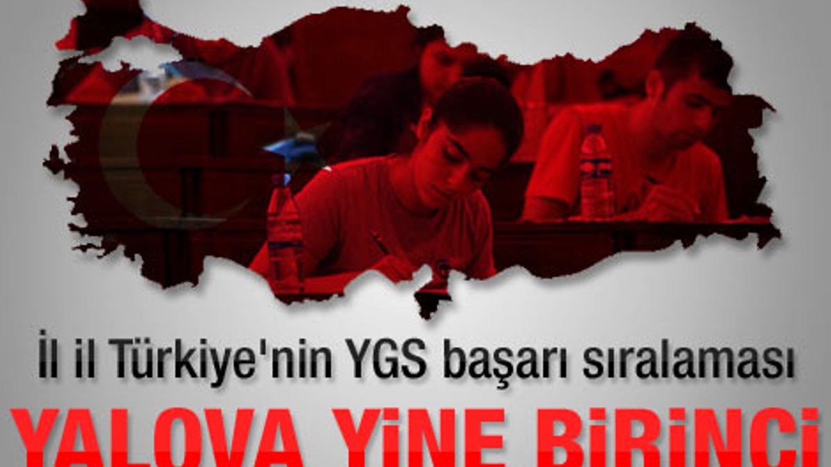 Türkiye'nin il il YGS  başarı haritası