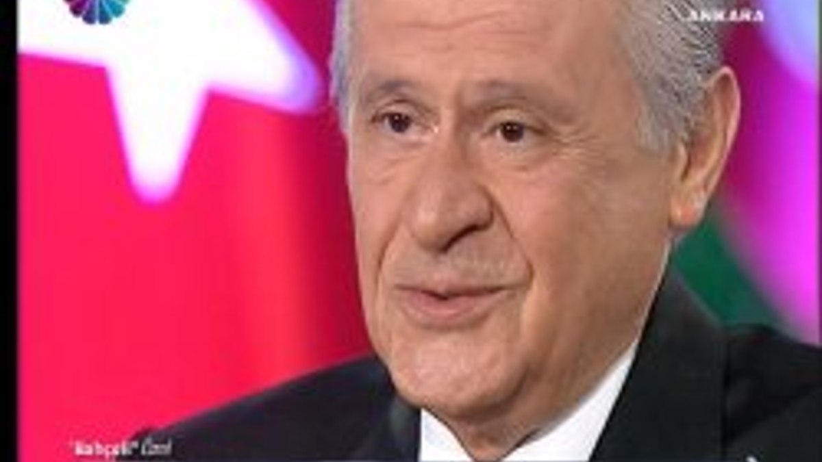 Bahçeli yayında youtube'daki videosunu izledi