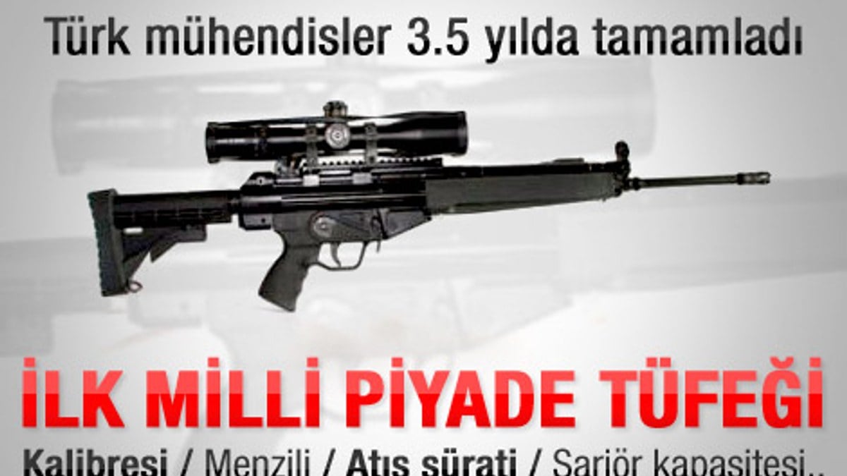 İşte Türk yapımı tüfek