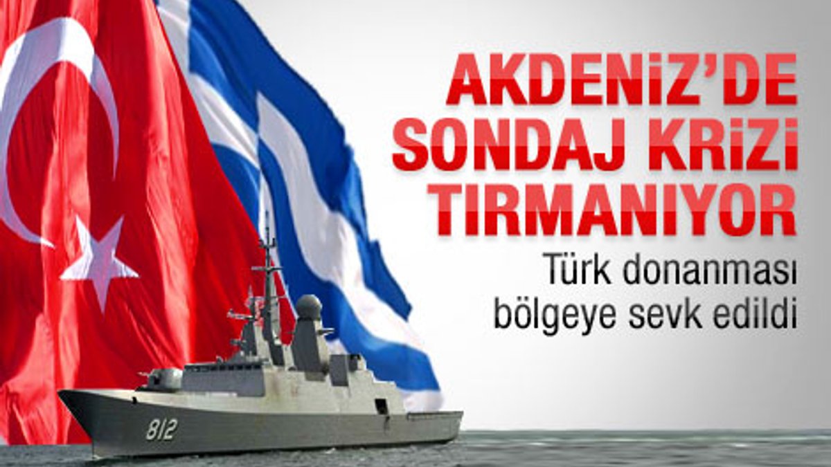 Türk donanmaları Akdeniz'e sevk edildi