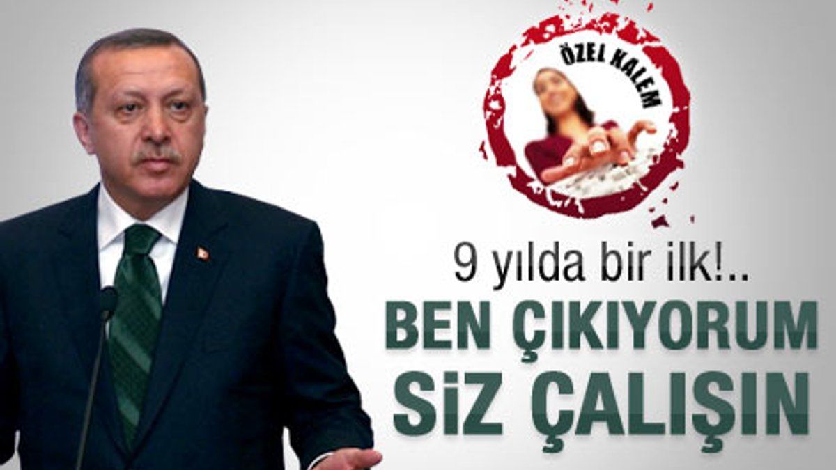 Başbakan Erdoğan'dan 9 yılda bir ilk
