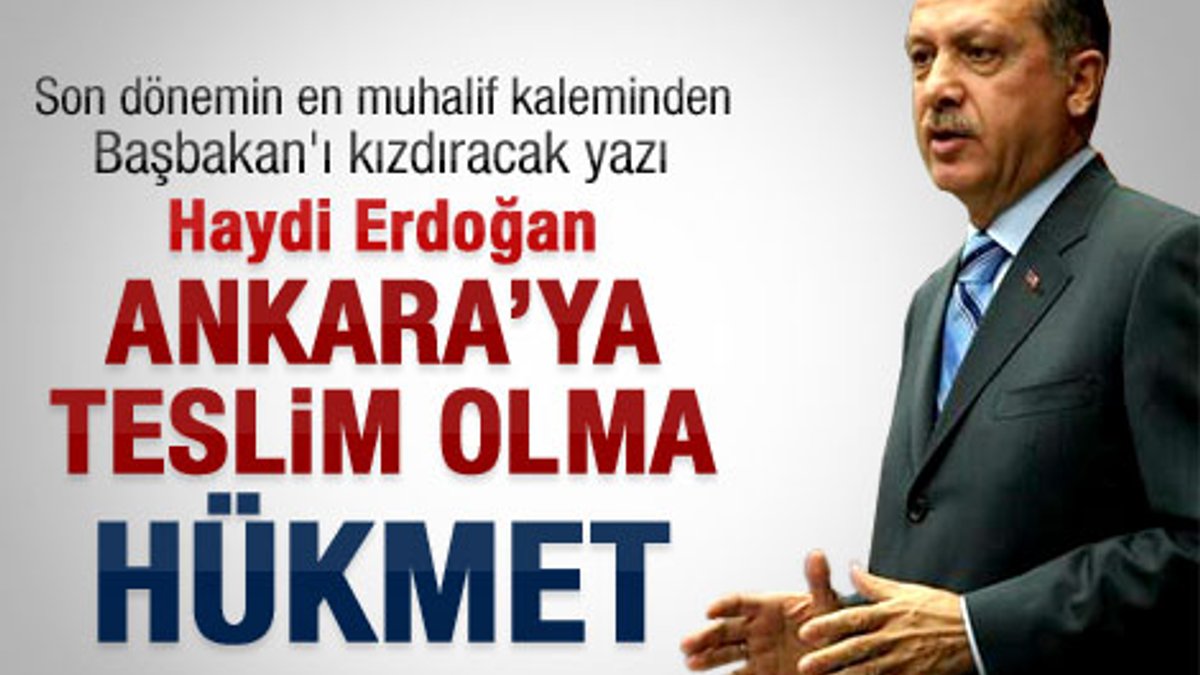 Çandar'dan Erdoğan'a: Teslim olma hükmet