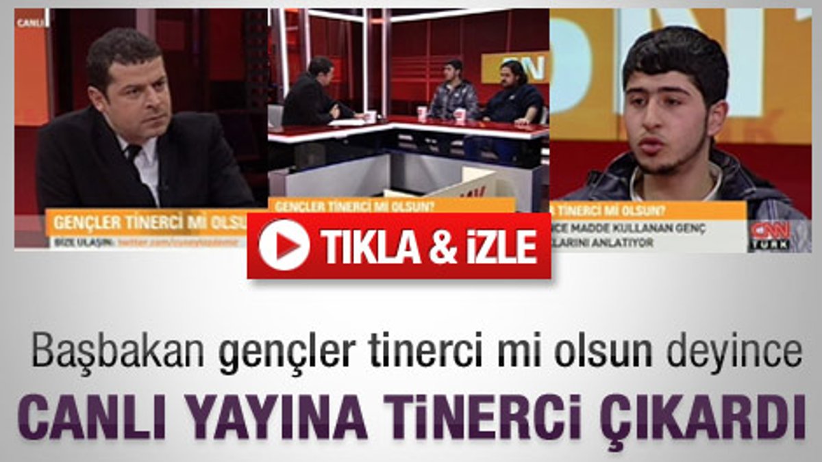 Cüneyt Özdemir canlı yayına tinerci çocuk çıkardı - İzle