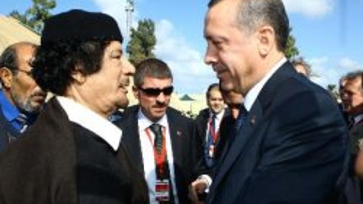 Kaddafi son ana dek dostu Erdoğan'dan yardım bekledi