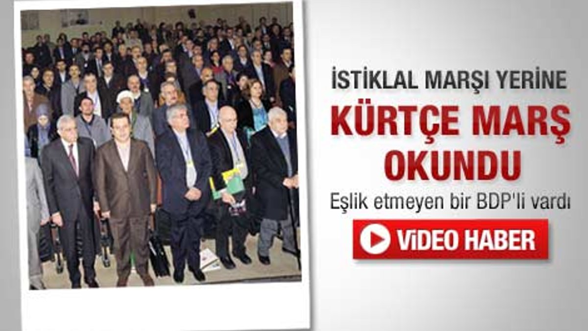 BDP'li vekillerden Kürtçe marş