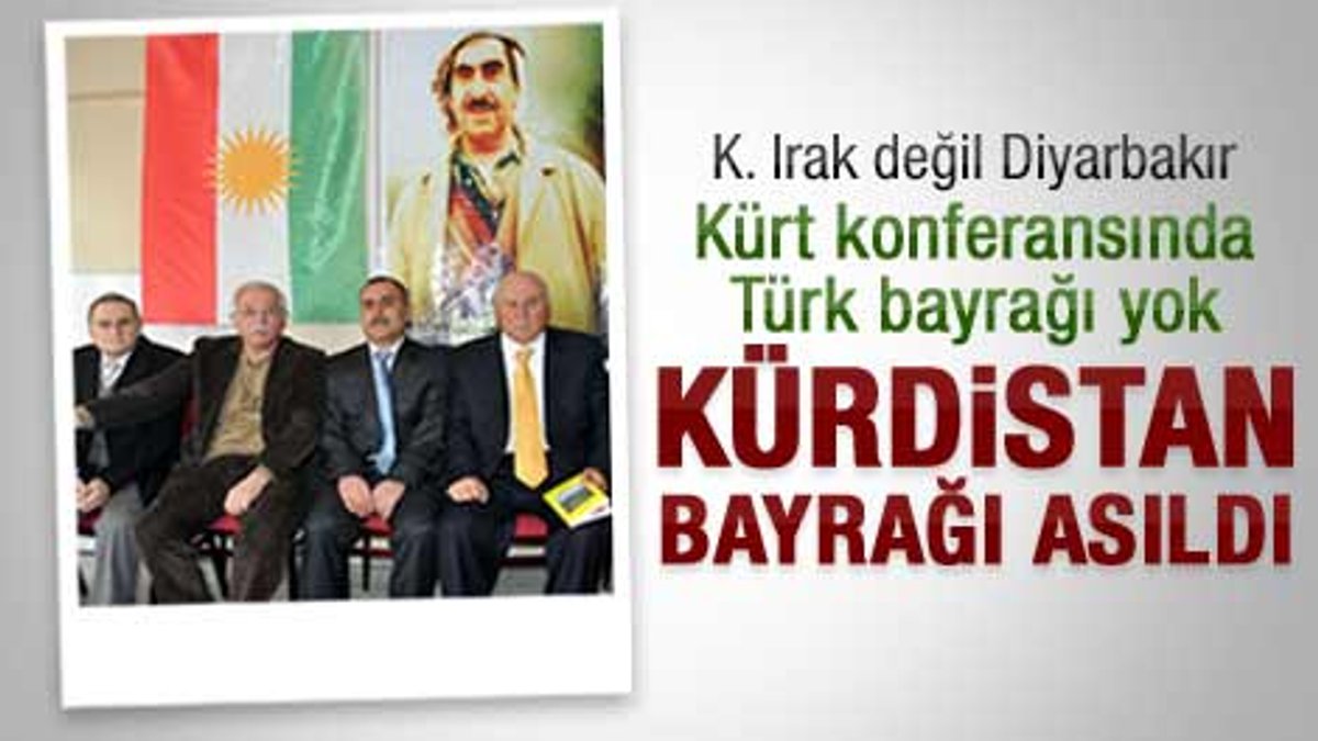 Barzani Diyarbakır'a bayrak çekti