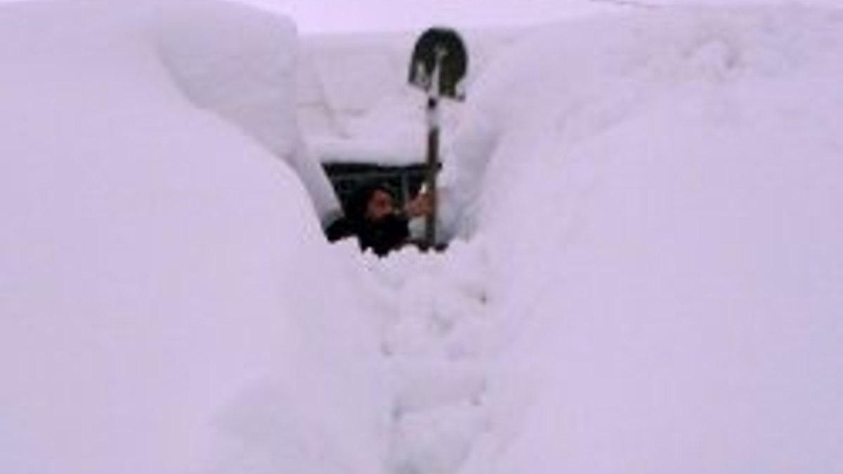 Bitlis'te 11 metre kar var