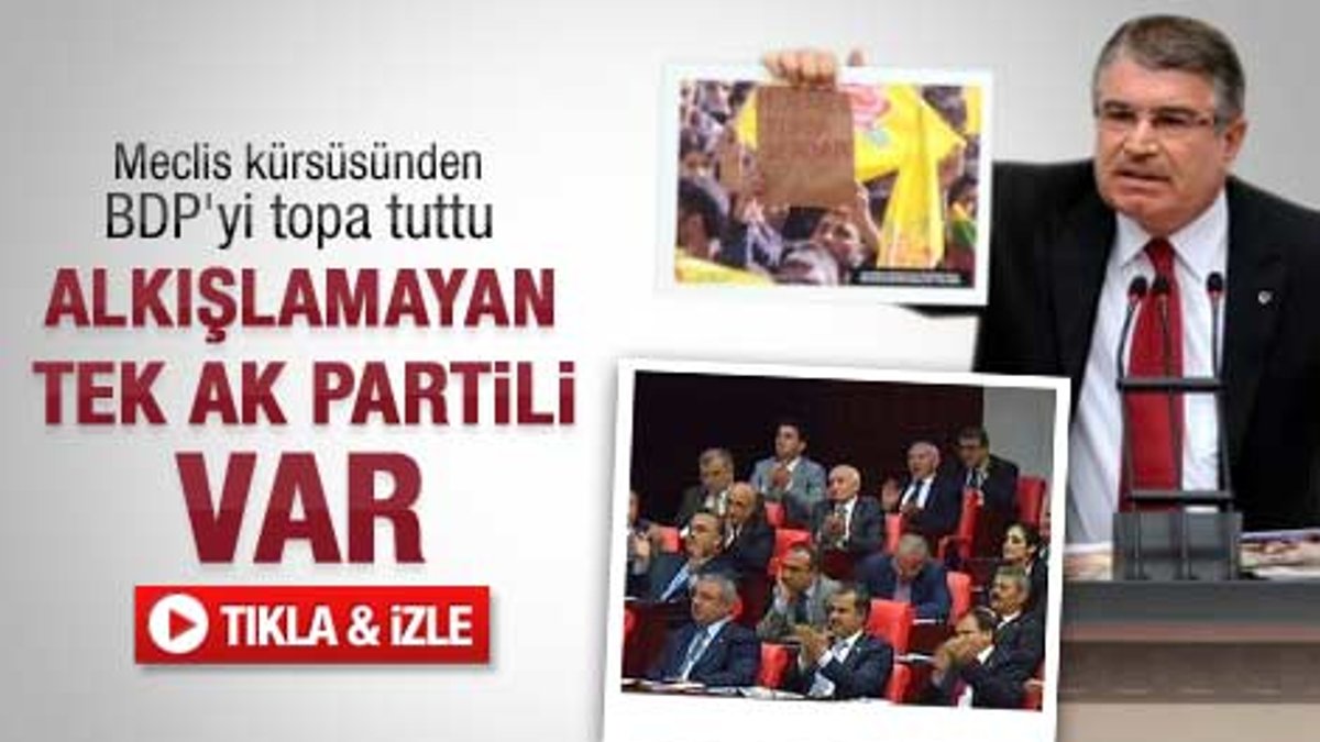İçişleri Bakanı'nı alkışlamayan tek AK Partili