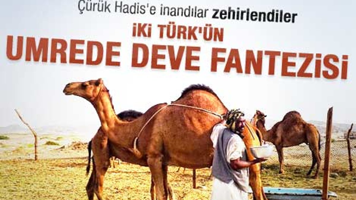 Umre'de deve idrarı içen iki Türk hastanelik oldu