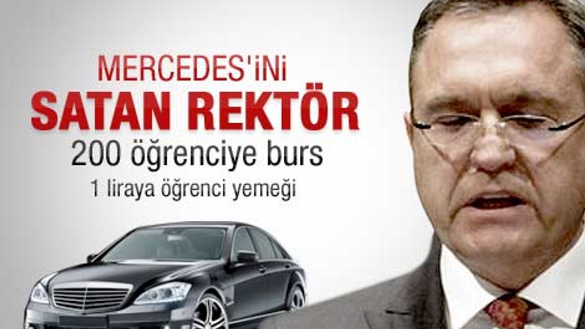 Mercedes'ini satan rektör: Murat Tuncer