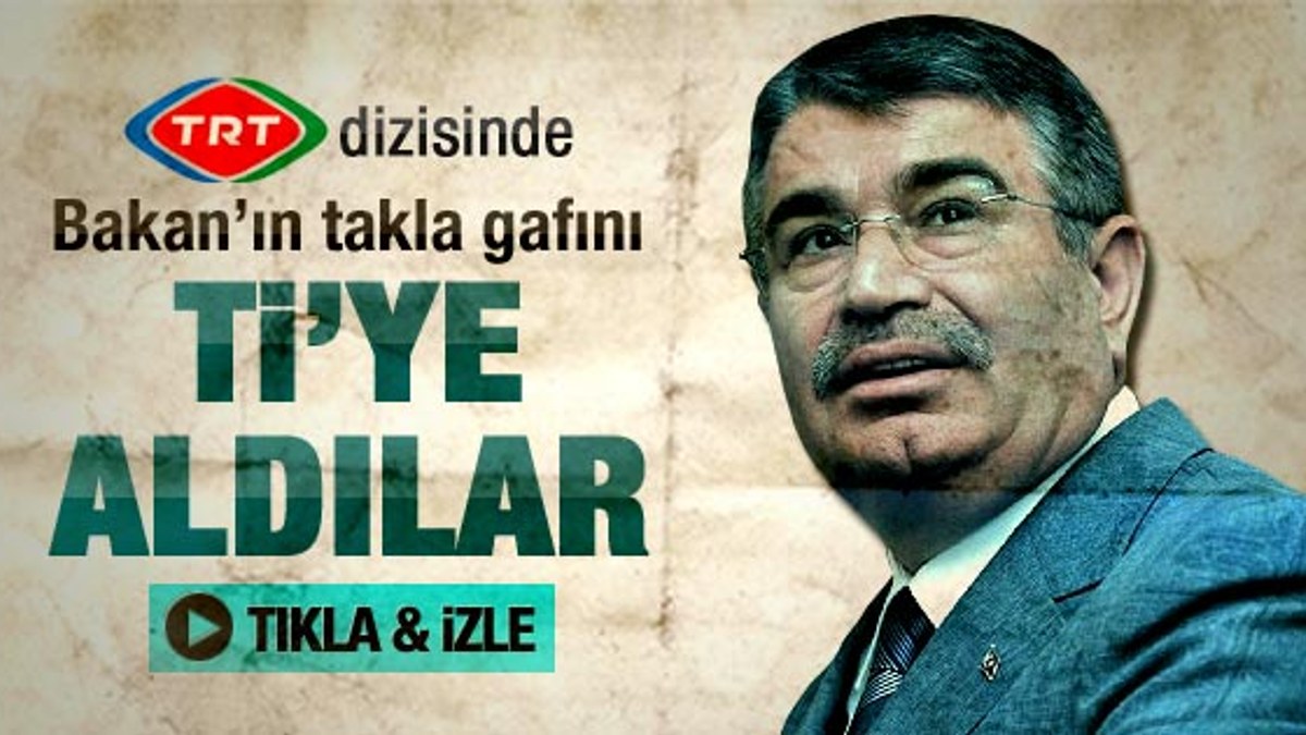 TRT dizisinde Bakanı ti'ye aldılar - Video
