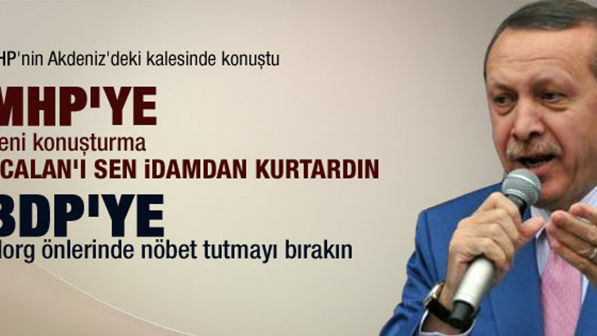 Erdoğan'ın Antalya İl Kongresi konuşması