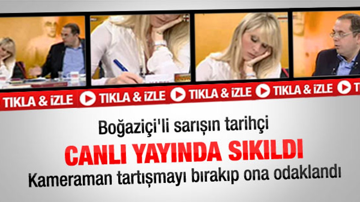 Selin Barlas canlı yayında sıkıldı - Video