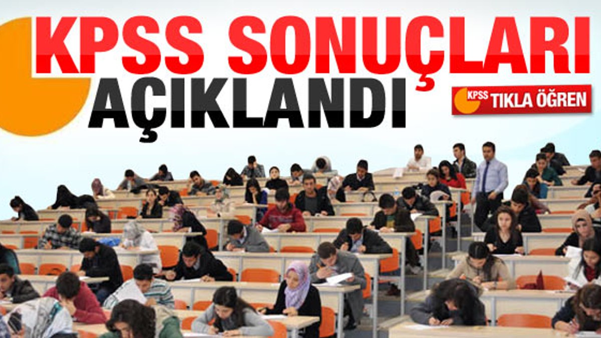 KPSS sonuçları açıklandı