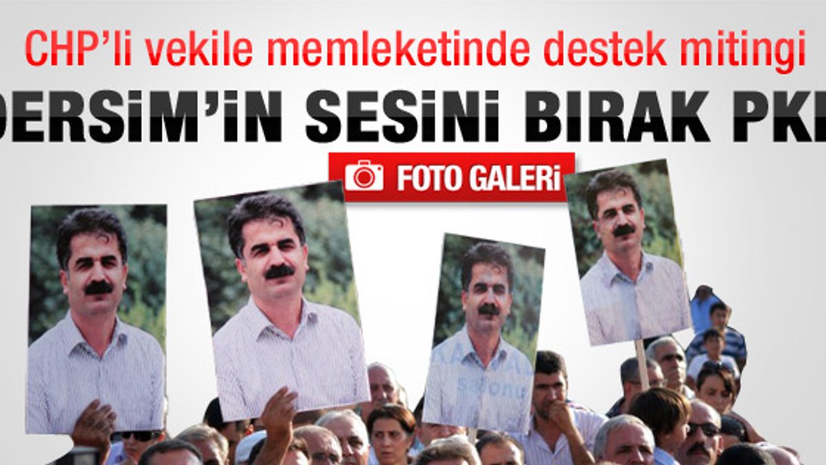 Hüseyin Aygün için Tunceli'den büyük destek - Galeri