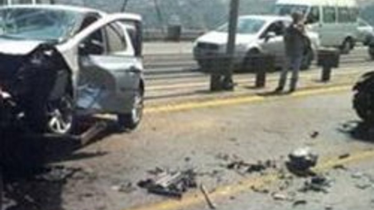 Köprüde ikinci kaza trafik felç