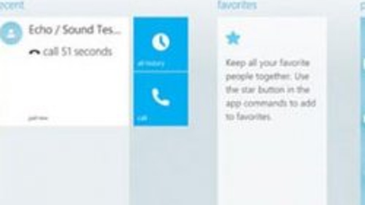 Skype'ın Windows 8 sürümü sızdı