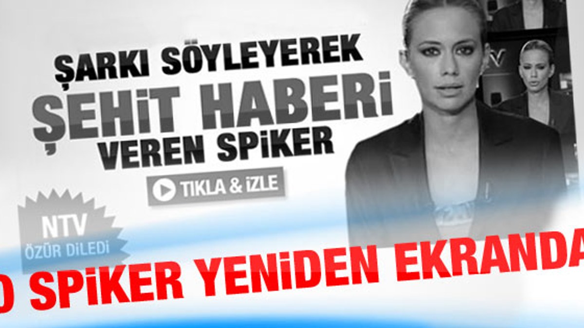 NTV Spikeri Nur Tuğba Algül yeniden ekranda