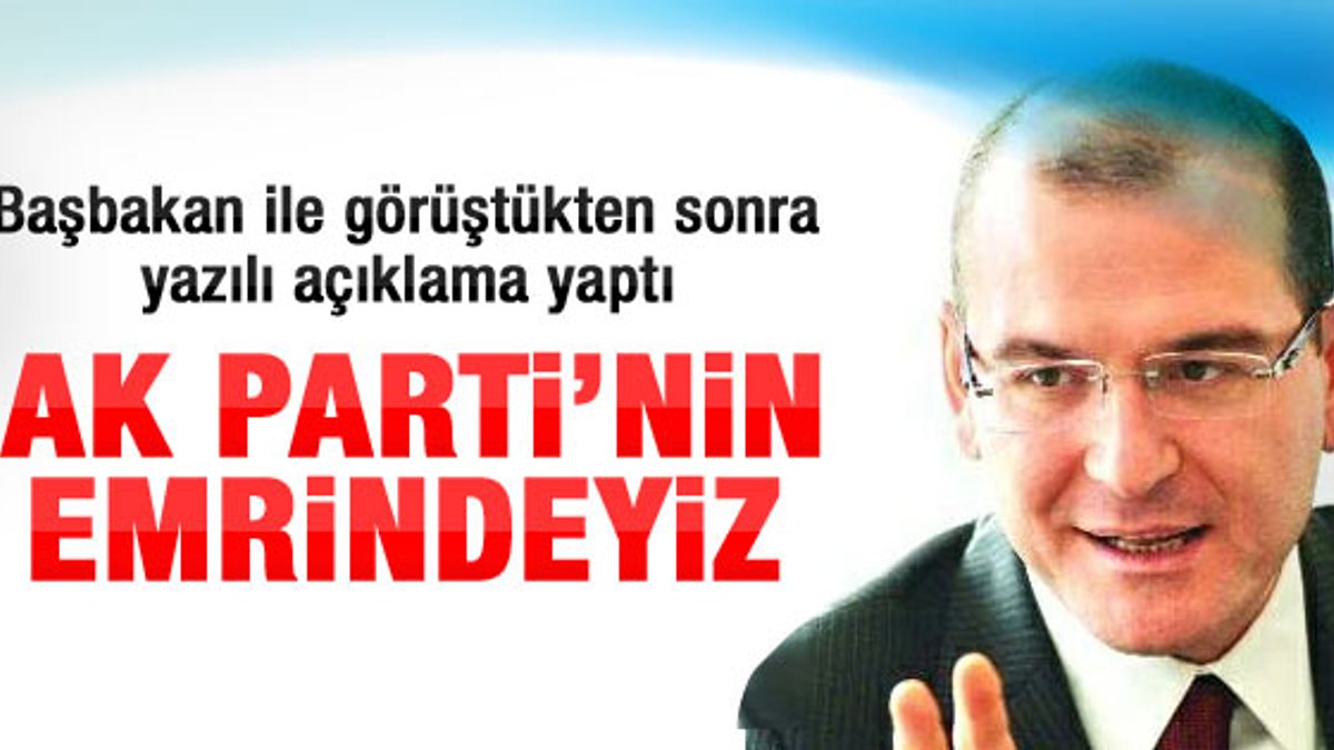 Süleyman Soylu: AK Parti'nin emrindeyiz