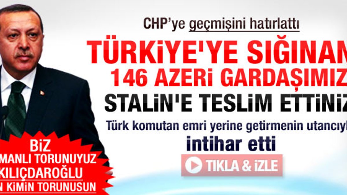 Erdoğan: Kılıçdaroğlu sen kimin torunusun