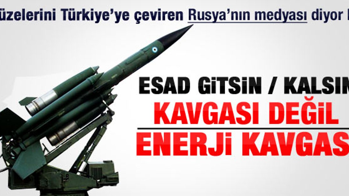 Rusya füzelerini Türkiye'ye yönlendirdi
