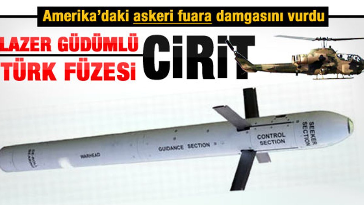 Türk füzesi Cirit Amerikan fuarında