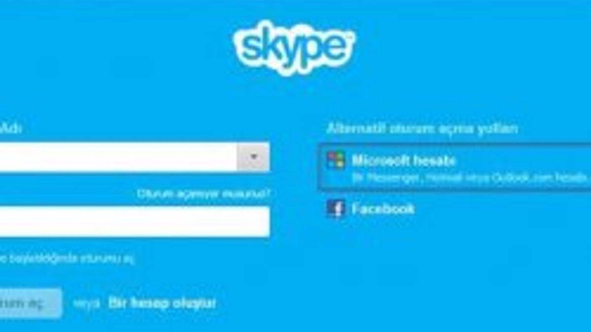 MSN hesabıyla Skype üzerinde nasıl oturum açılır
