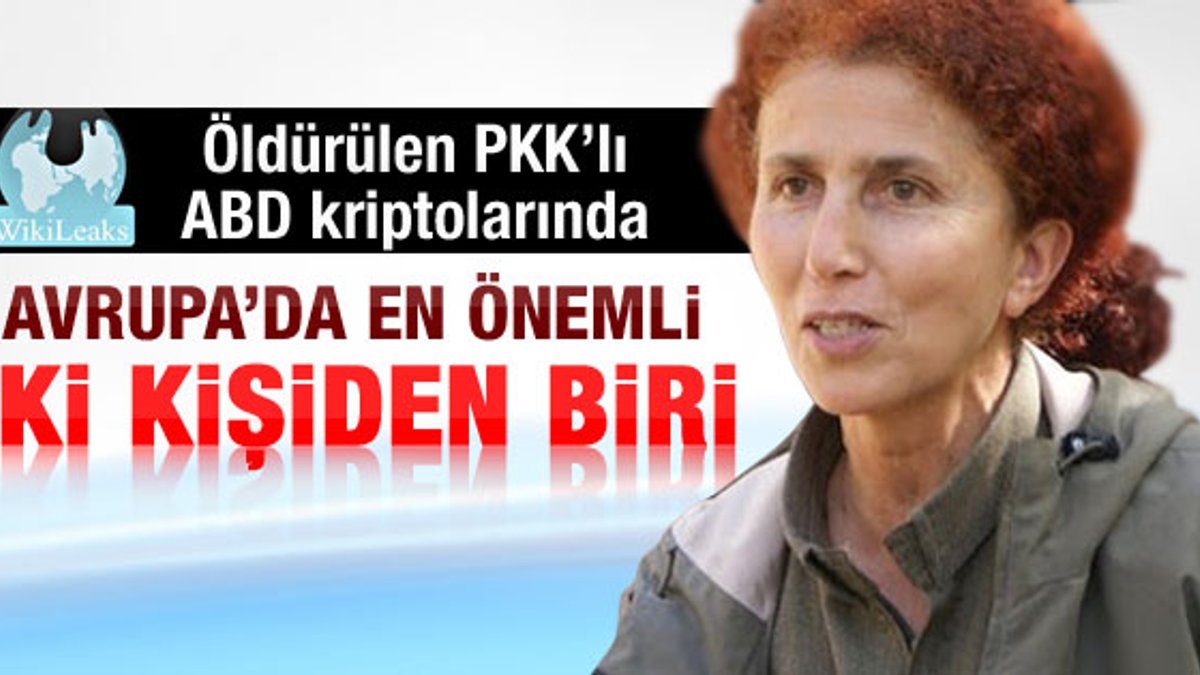 Öldürülen PKK'lı Sakine Cansız WikiLeaks belgelerinde