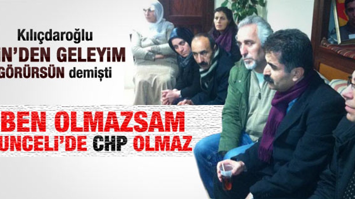Hüseyin Aygün: Ben olmazsam CHP Tunceli'de olmaz