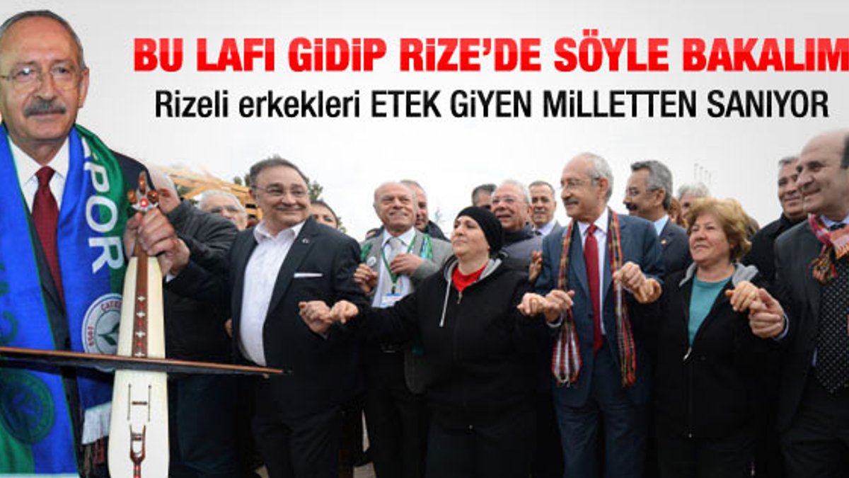 Kemal Kılıçdaroğlu'ndan gayda gafı