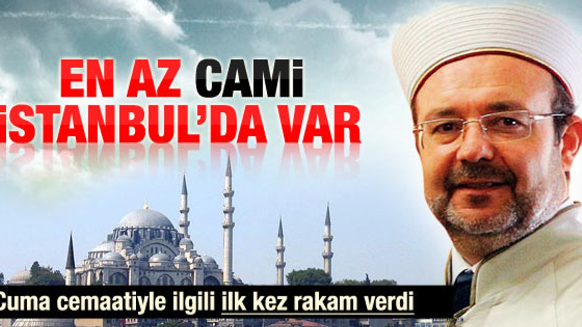 Mehmet Görmez: En az cami İstanbul'da var