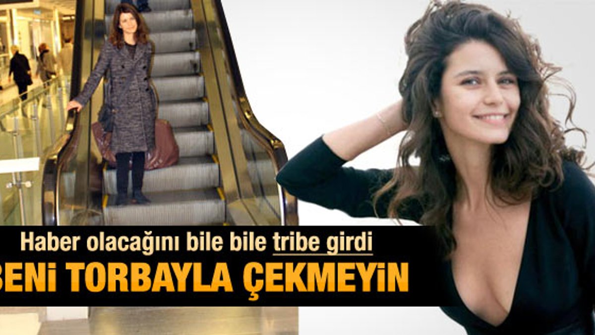 Beren Saat poşetlerle görüntülenince utandı