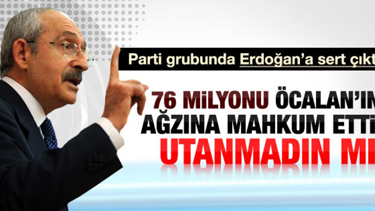 Kılıçdaroğlu'nun son parti grubu konuşması