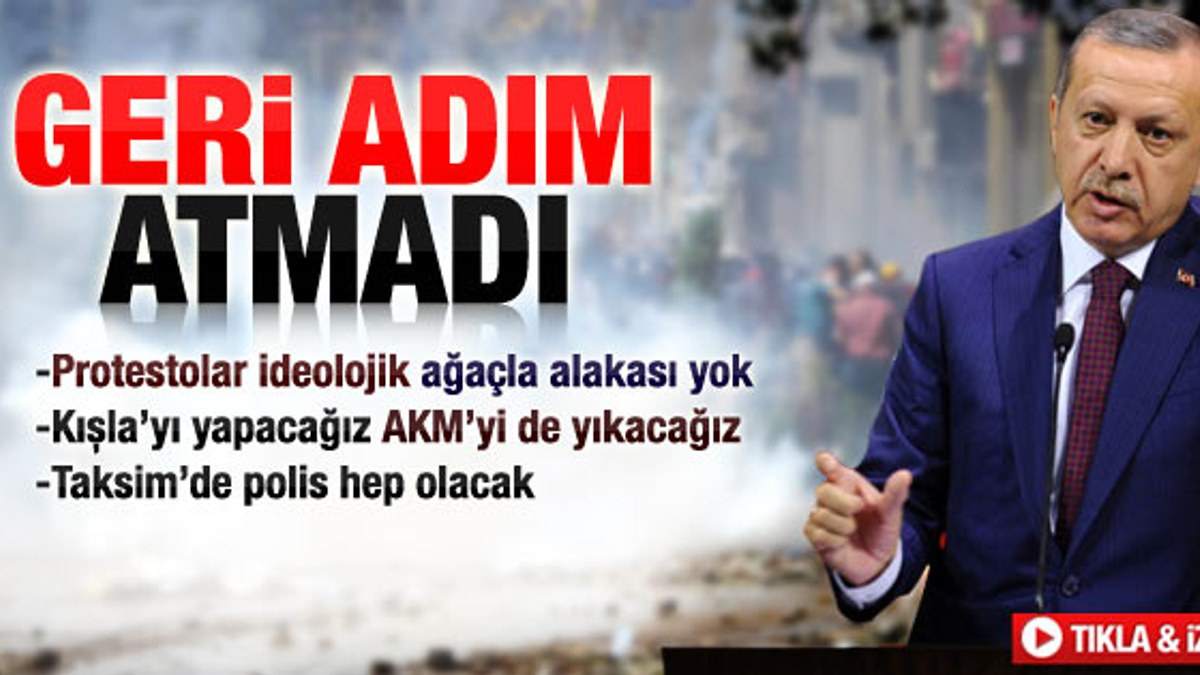 Başbakan Erdoğan'ın Gezi Parkı açıklaması - izle