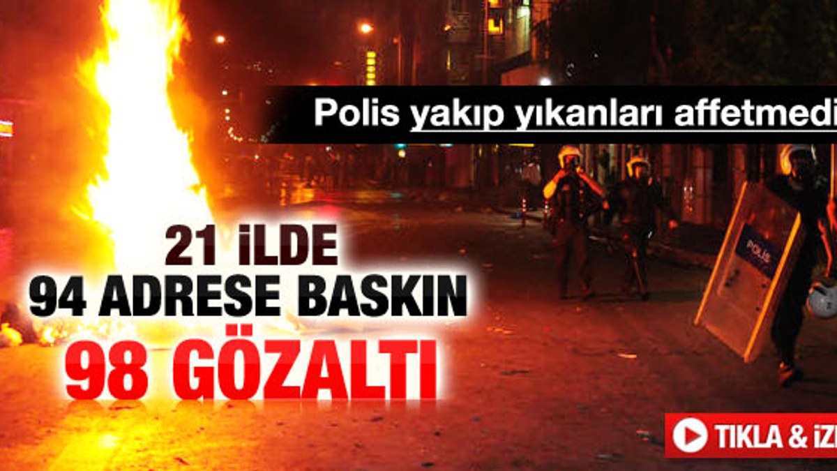 İstanbul'da terör operasyonu - izle