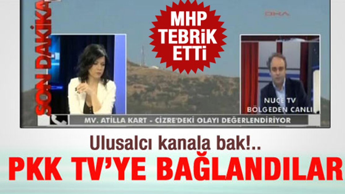 Halk TV canlı yayında Nuçe TV'yi ekranlarına taşıdı