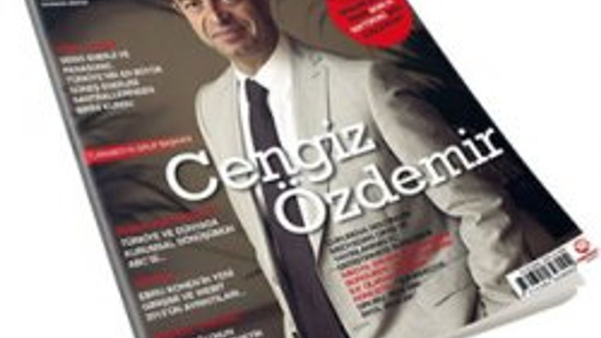 Cengiz Özdemir patronu olduğu dergiye kapak oldu