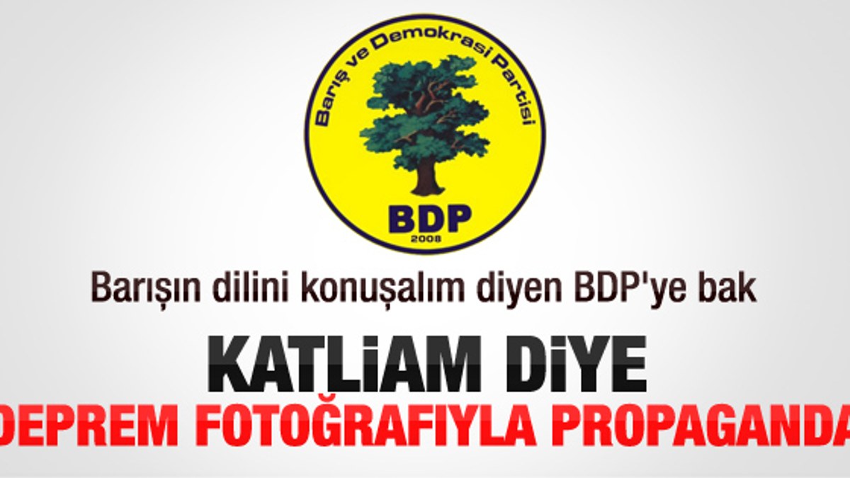 BDP ve KESK'in Rojava eyleminde fotoğraf skandalı