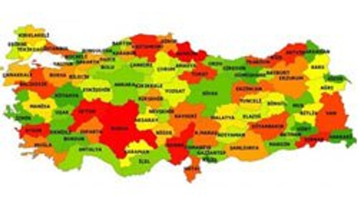 Türkiye'nin suç haritası