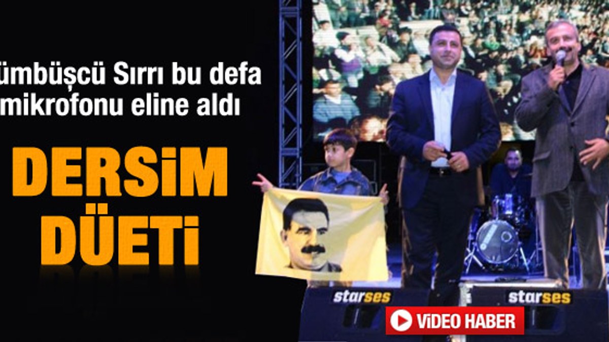 BDP'li Demirtaş ve Sırrı Süreyya'dan türkü ziyafeti - izle