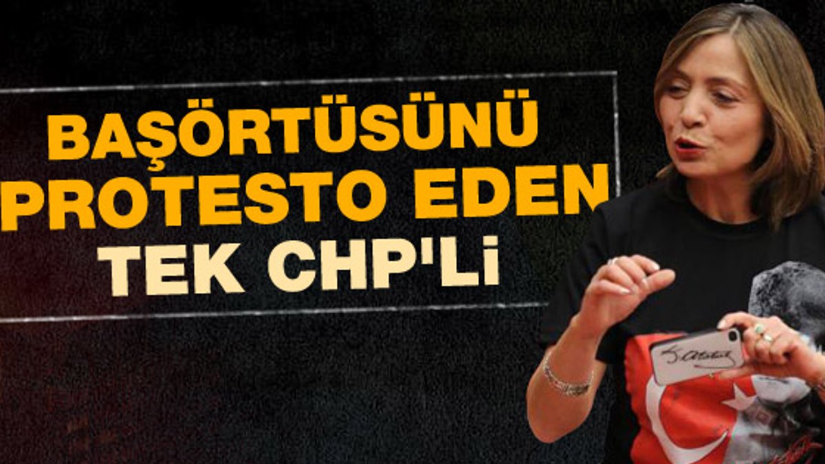CHP'li kadın vekil tişörtlü tepki gösterdi